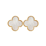 Van Cleef & Arpels Vintage Alhambra Mother of Pearl Earclips / Earrings