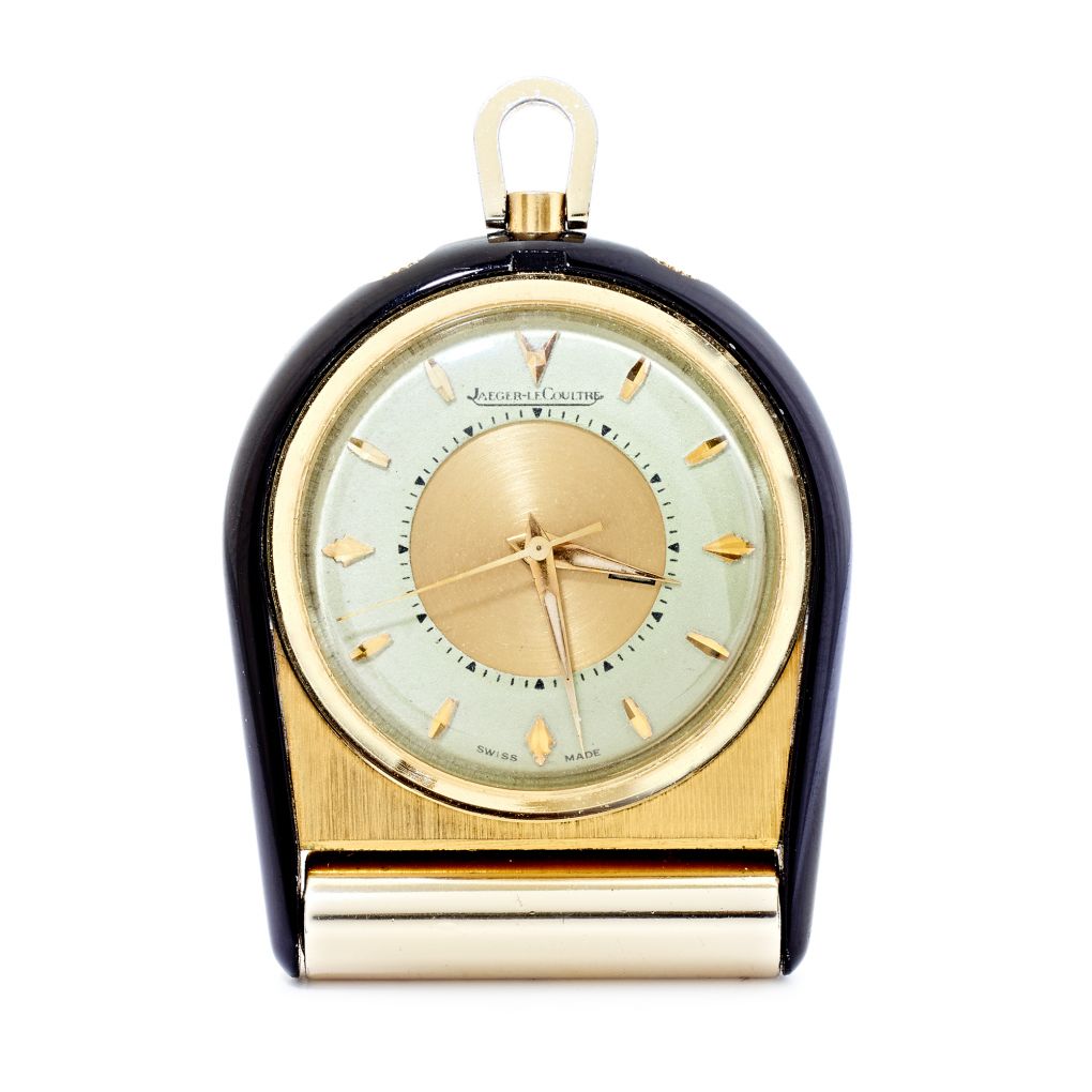 Jaeger LeCoultre Memovox Gold-Plated Travel Alarm Clock | Van Rijk